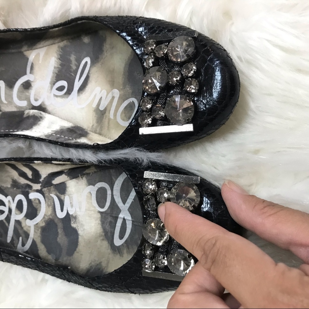 Sold Sam Edelman Black S Caper Ballet flats - Picture 3 of 8